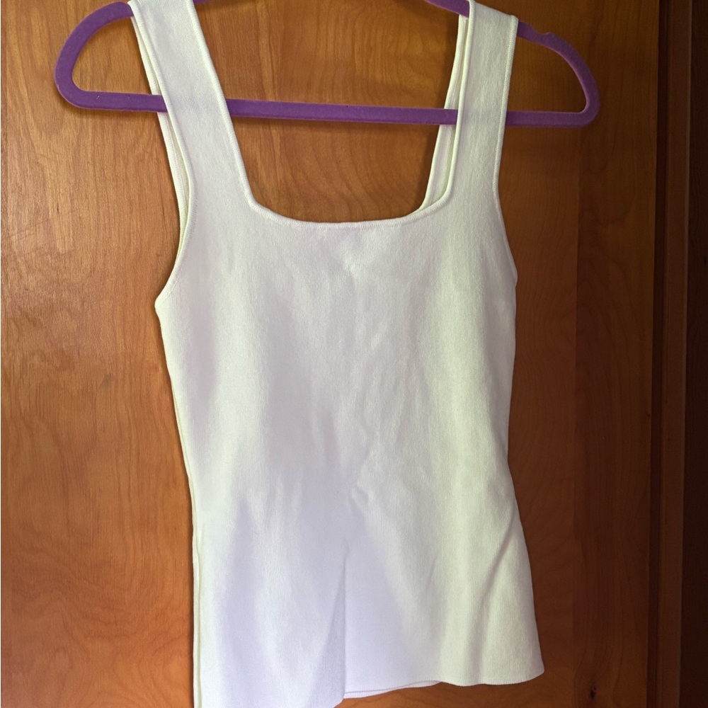 Workshop Republic Clothing Cream Tank Top